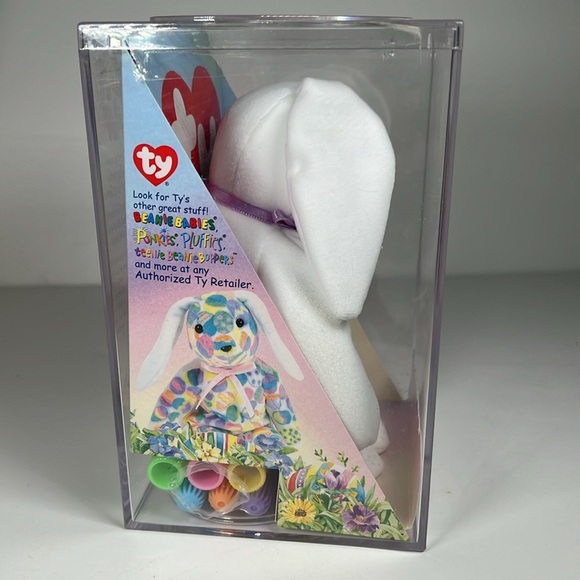 TY “Color Me Beanie” Bunny Rabbit NWT in Case - Picture 4 of 9